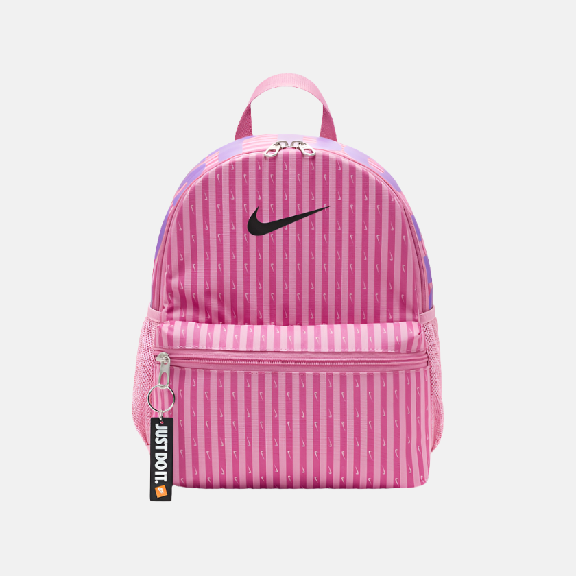 Nike Brasilia JDI Older Kids' Mini Backpack 11L -Magic Flamingo/Magic Flamingo/Black