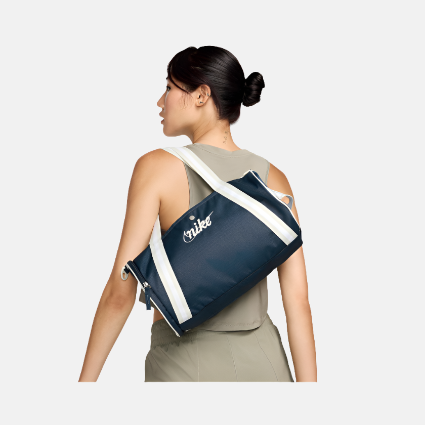 Nike Heritage Retro Duffel Bag 13L Armoury Navy Sea Glass White Gambol