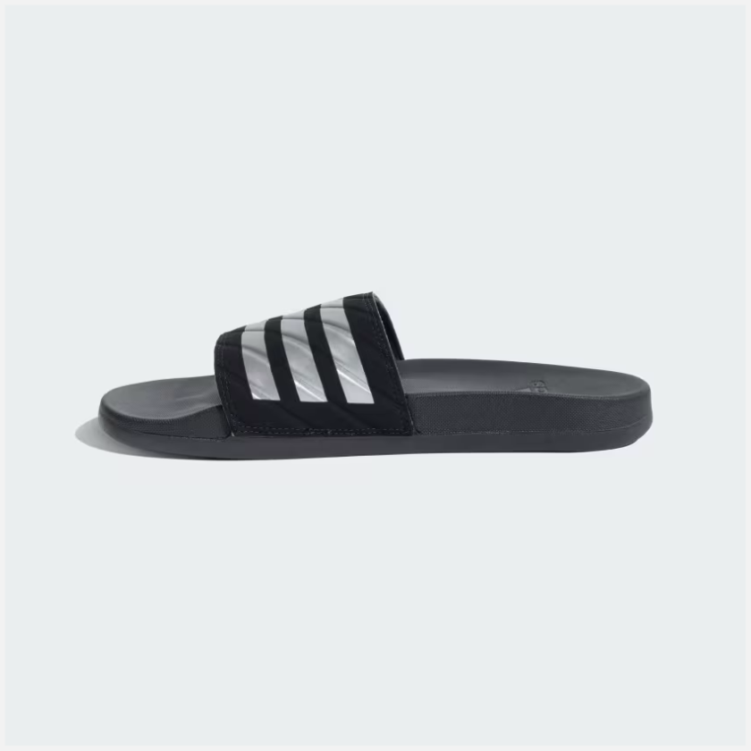 Adidas Acteve Comfort On Unisex Slide -Core Black/Silver Metallic