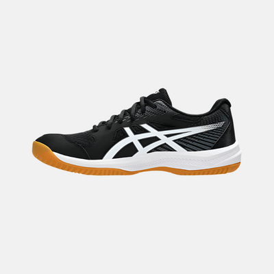 Asics Upcourt 6 Men's Badminton Shoes - Black/White