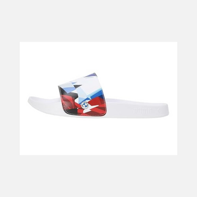 Puma BMW MMS Leadcat 2.0 Graphic Unisex-Adult Slide -White