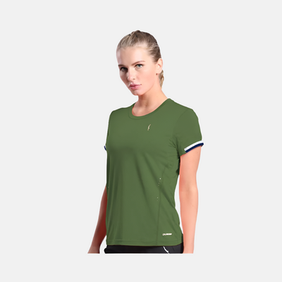 Dive Luminate Women's Running T-shirt -Olive