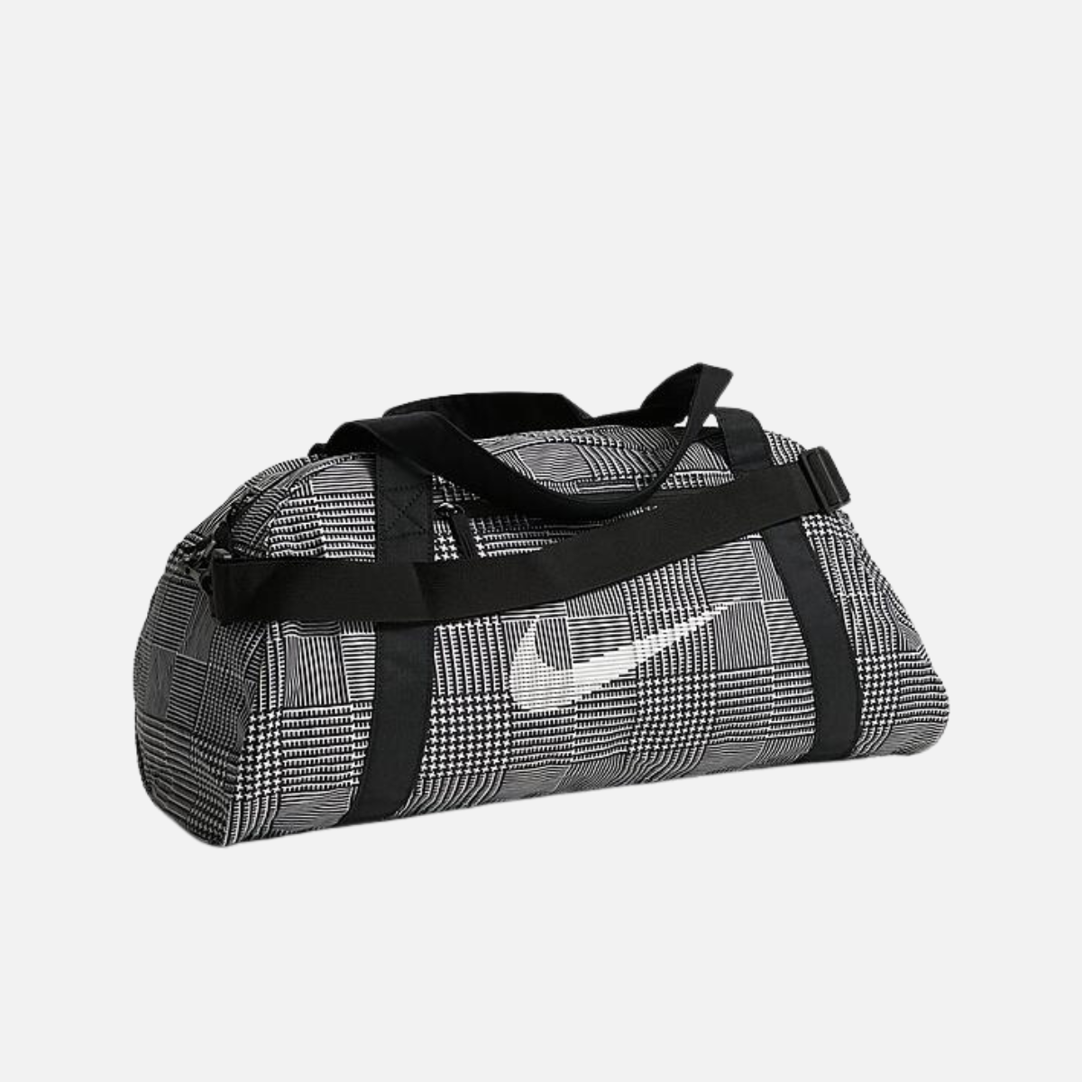 Nike Plaid Women's Gym Bag (24 L) -Sail/Black/White
