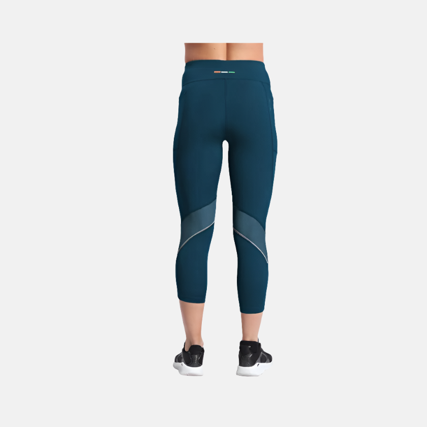 Dive Define Crops Women's Training Tight -Dark Teal