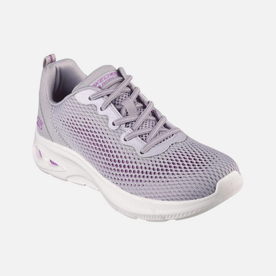 Skechers Bobs Unity-Hint Of Color Women's Walking Shoes -Gray/Purple