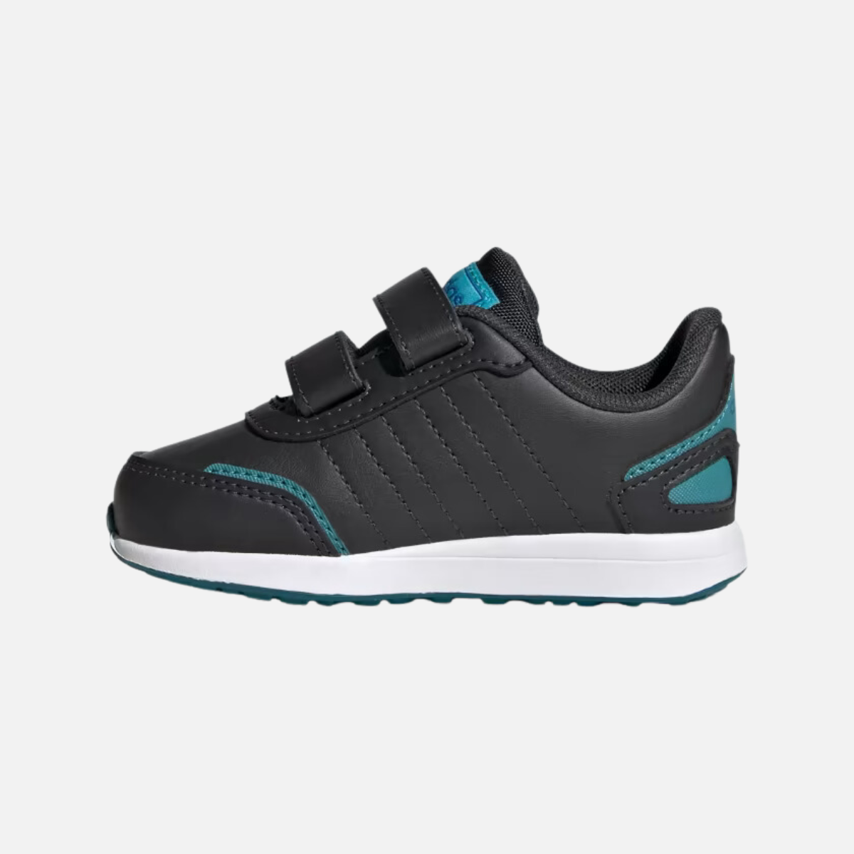 Adidas VS Switch 3 Lifestyle Running Hook and Loop Straps Kids Unisex Shoes (0 -3 year) -Carbon/Bright Royal/Arctic Fusion
