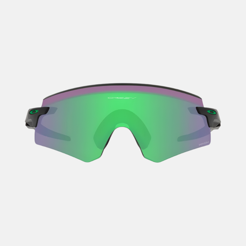 Oakley Encoder Sunglasses Matte Black Ink/Prizm Jade Lenses