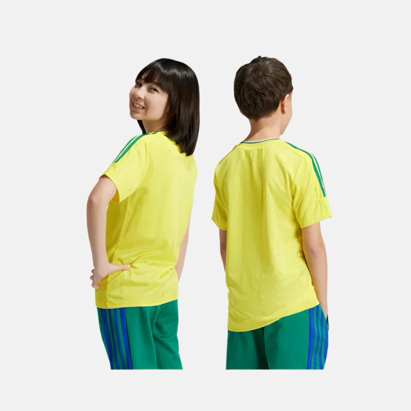 Adidas bright yellow t shirt best sale