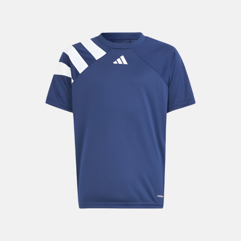 Adidas Fortore 23 Kids Unisex Football T-shirt (5-16year) -Team Navy Blue 2/White