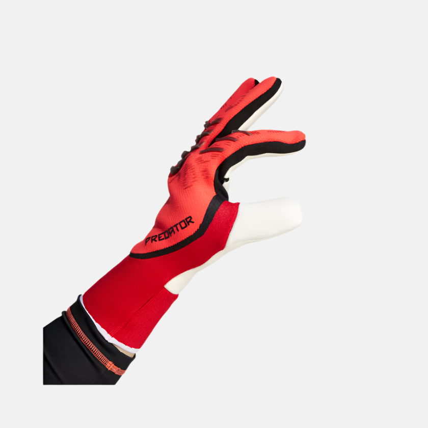 Adidas Predator Pro Football Goalkeeper Gloves - Lucid Red/Black/Pure Ruby