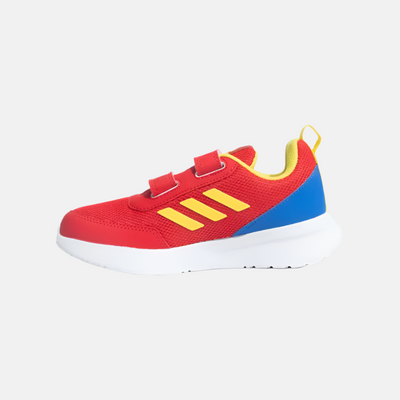 Adidas Kids Influenco Kids Unisex Shoes (4-16 Years) -Better Scarlet/Impact Yellow/Blue