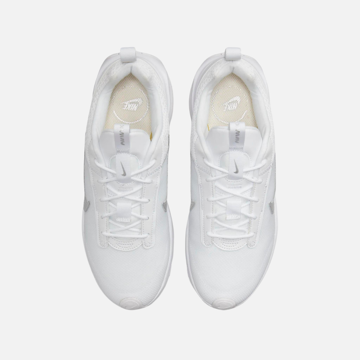 Nike Air Max INTRLK Lite Women's Lifestyle Shoes - White/White/Metallic Silver