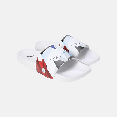 Puma BMW MMS Leadcat 2.0 Graphic Unisex-Adult Slide -White