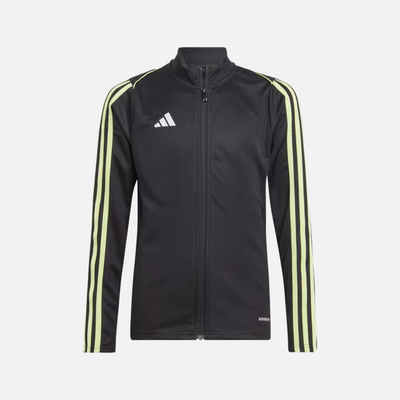 Adidas Tiro 23 League Kids Unisex Training Jacket (7-16 Years) -Black / Pulse Lime