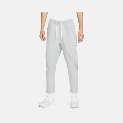 Nike Club Woven Tapered-Leg Men's Trousers -Smoke Gray White