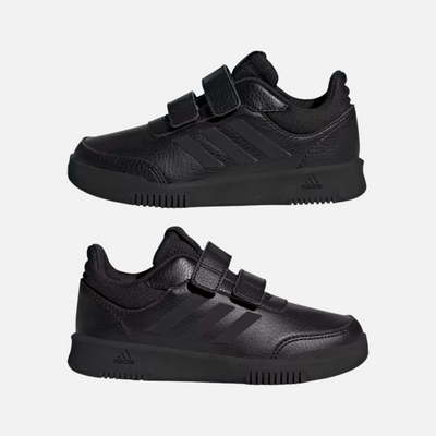 Adidas Tensaur Hook And Loop Kids Unisex Shoes (4-7 YEAR) -Core Black/Core Black/Grey Six
