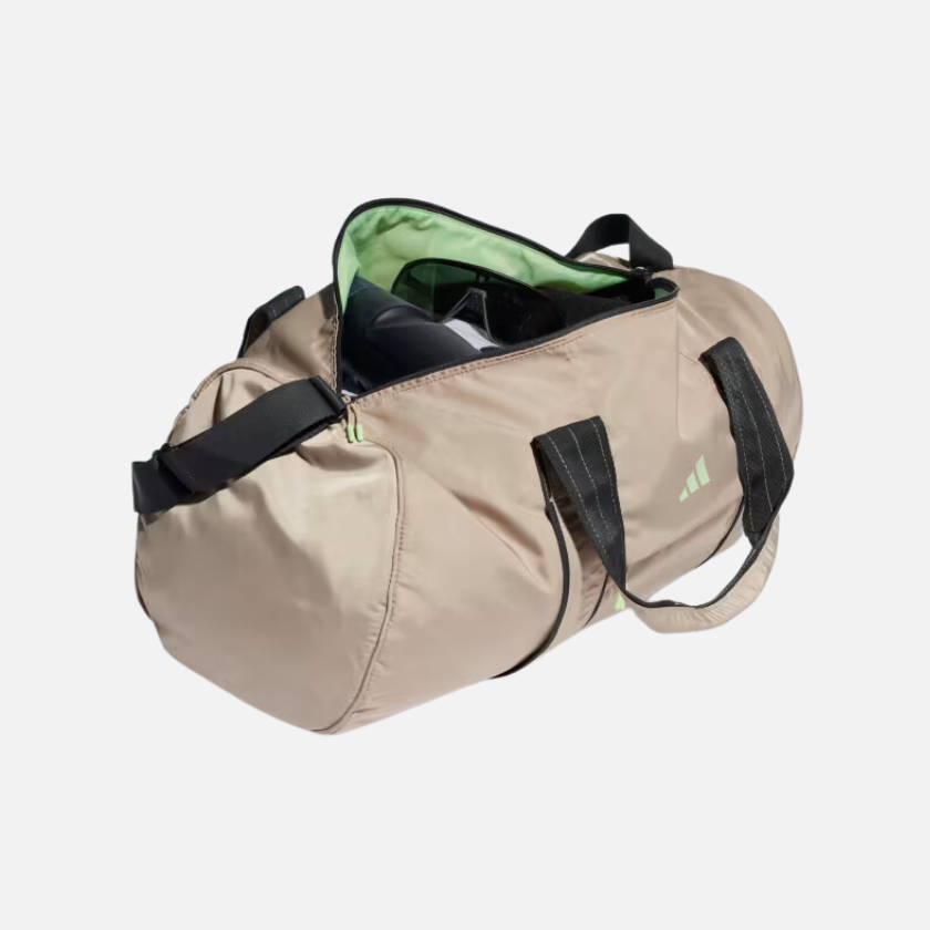 Adidas Yoga Women's Training Duffle Bag -Wonder Beige/Semi Green Spark/Carbon