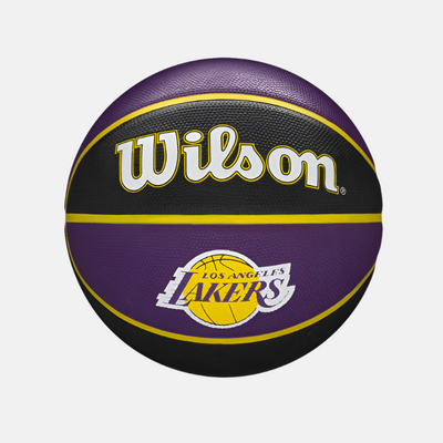 Wilson NBA Team Tribute Basketball LA Lakers Size 7 -Black/Purple