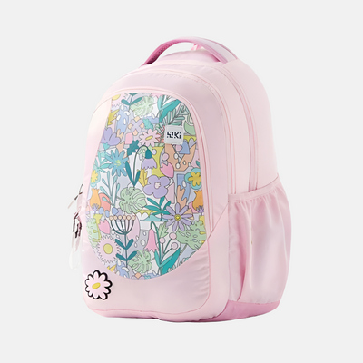 Wildcraft Wiki Girl 3 Backpack Large 31 L -Blossom Pastel/Daisy Orange