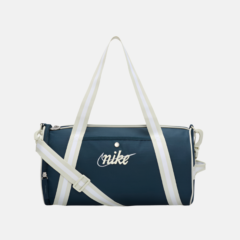 Nike Heritage Retro Duffel Bag (13L) -Armoury Navy/Sea Glass/White