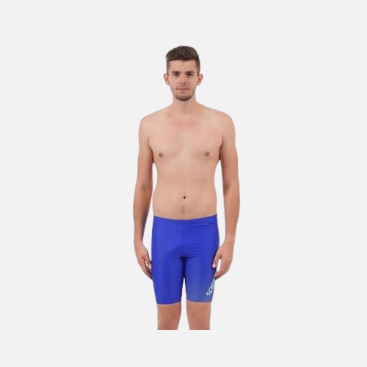 Speedo Gala Logo Men's Jammer -Chroma Blue/Bright Zest