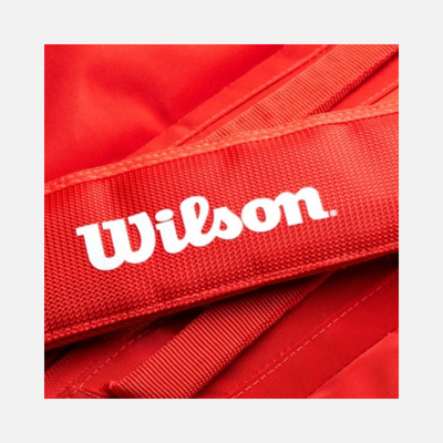 Wilson Super Tour V9 15 Pack Tennis Racquet Bag -Red