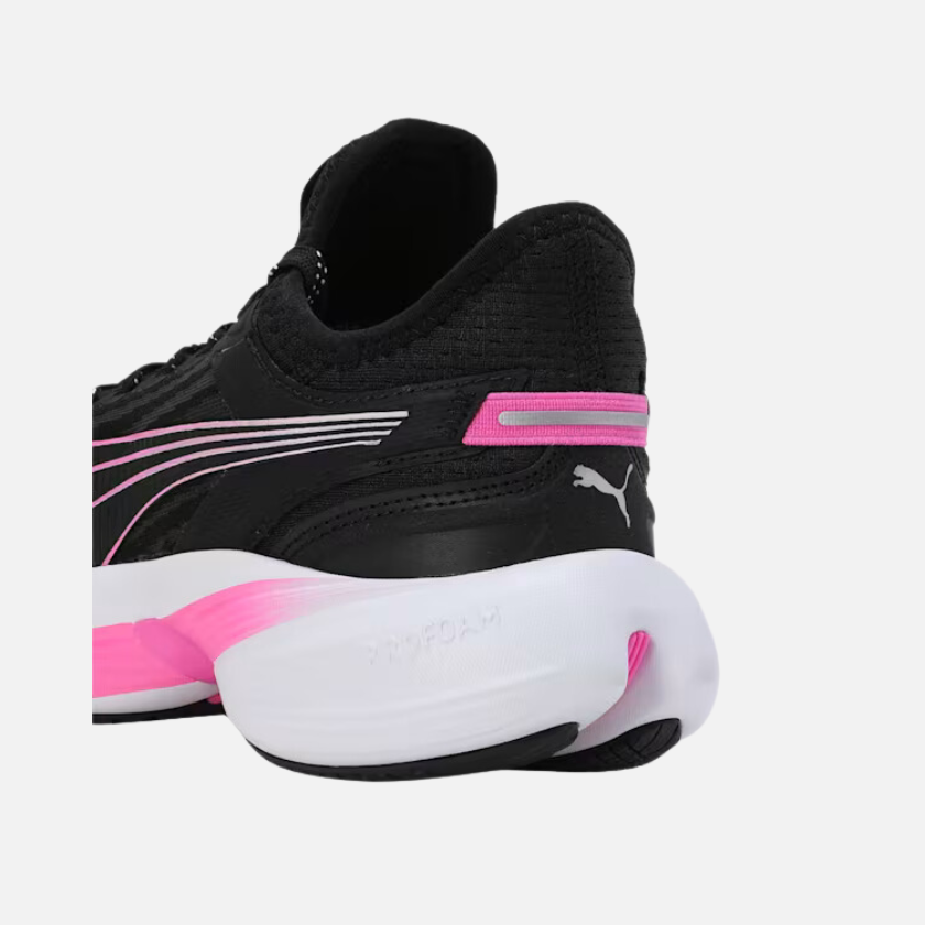 Puma Conduct Pro Women's Running Shoes -Black/Poison Pink/Silver