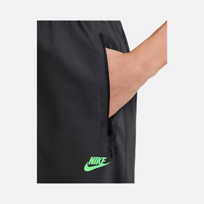 Nike Tech Woven Open-Hem Men's Trousers -Anthracite/Black/Green Strike