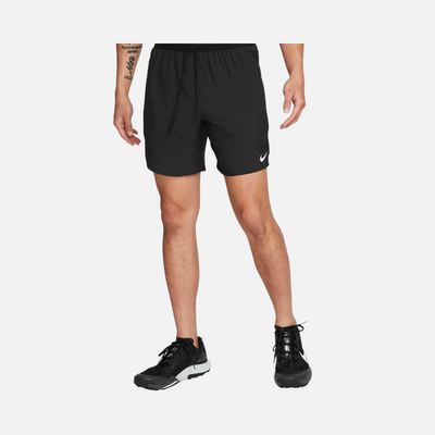 Nike Dri-FIT Stride Men's Brief-Lined Running Shorts -Black/Black