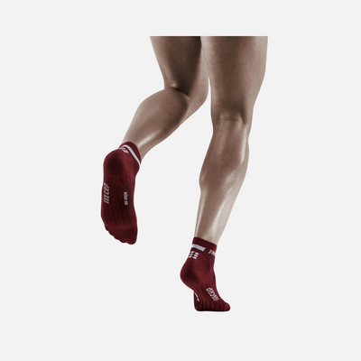 Cep The Run 4.0 Low Cut Men's Socks -Dark Red