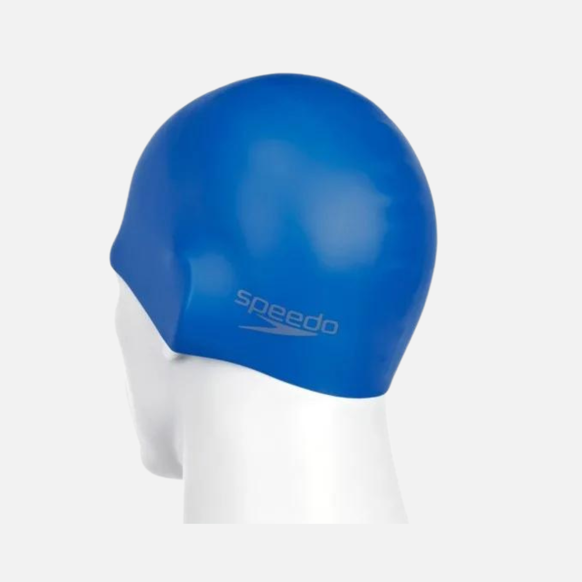 Speedo Moulded Adult Unisex Silicon Cap -Blue/Grey/Black