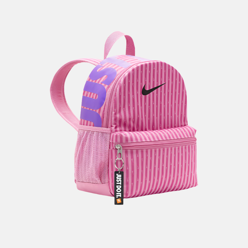 Nike Brasilia JDI Older Kids' Mini Backpack 11L -Magic Flamingo/Magic Flamingo/Black