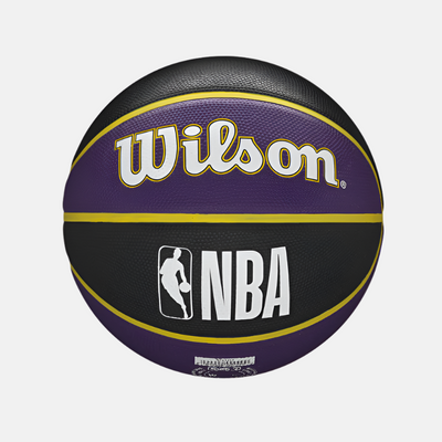 Wilson NBA Team Tribute Basketball LA Lakers Size 7 -Black/Purple