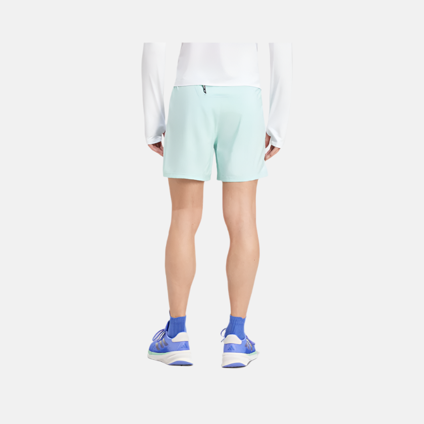 Adidas Own The Run Men's Running Shorts -Semi Flash Aqua