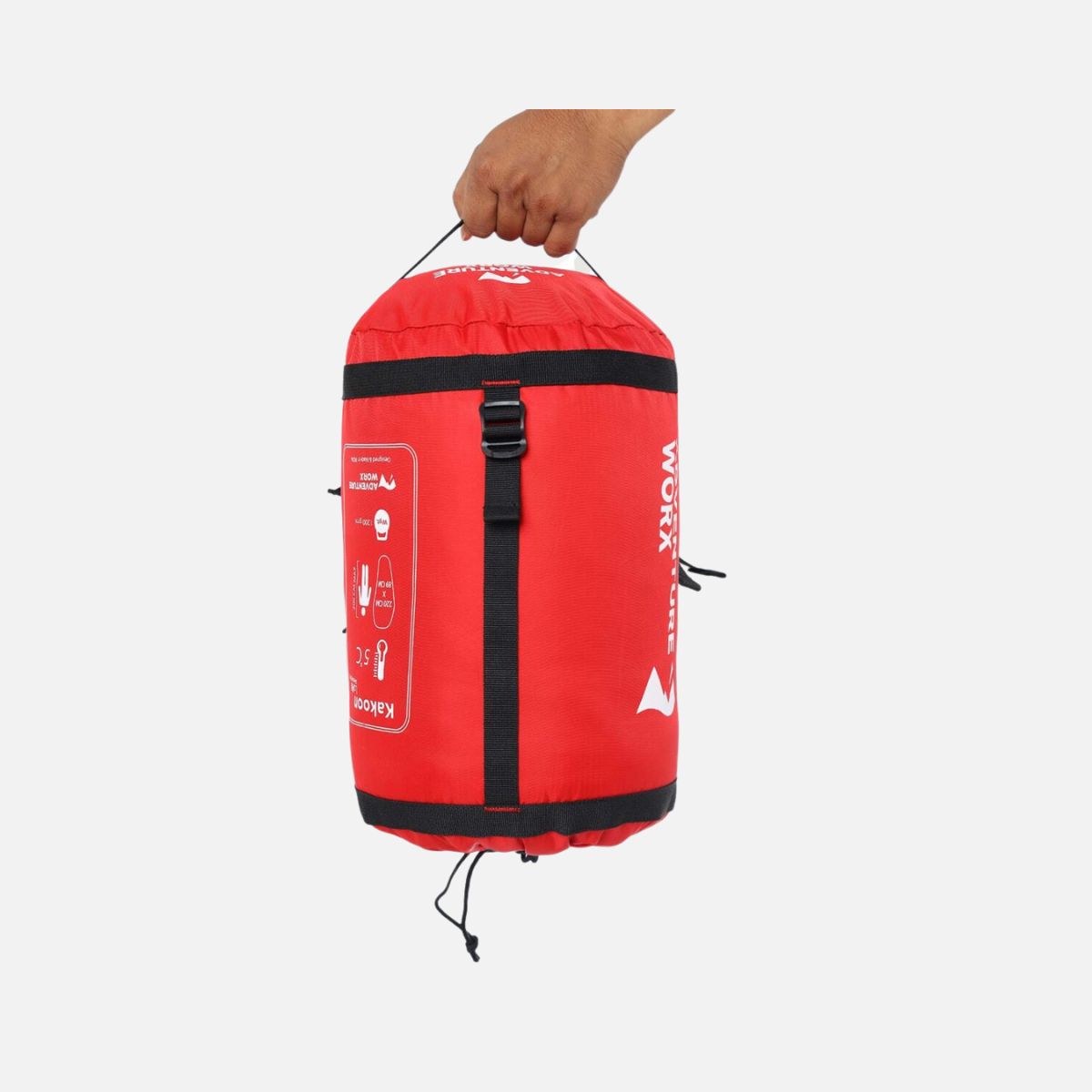 Adventure Worx Low Altitude Camping Sleeping Bag -Red/Black