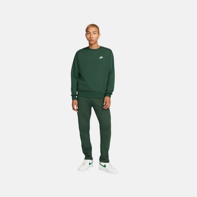 Nike Sportswear Club Fleece Crewneck Men's Sweatshirt -Green