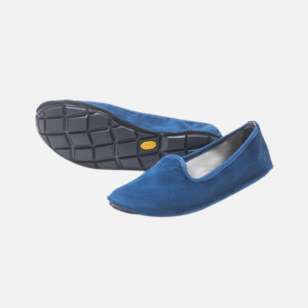 Vibram ONEQ Slipon Velvet Women's Casual Shoes -Blue/Black