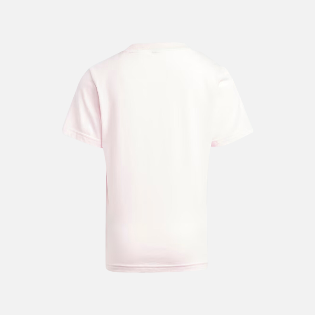 Adidas Essentials Logo Kids Unisex T-shirt (3-8 Years) -Clear Pink/Shadow Violet
