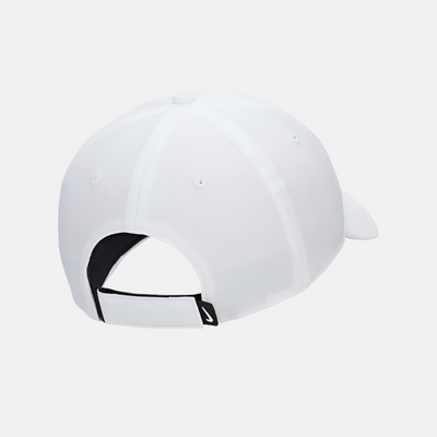 Nike Dri-FIT Club Structured Swoosh Cap -White/Black