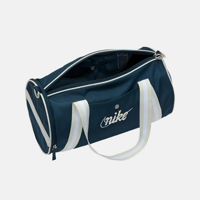 Nike Heritage Retro Duffel Bag (13L) -Armoury Navy/Sea Glass/White