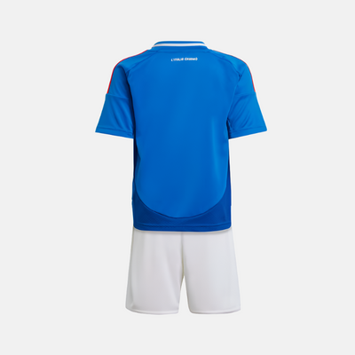 Adidas Italy 24 Home Kids Unisex Football Mini Kit (1-6 Years)-Blue