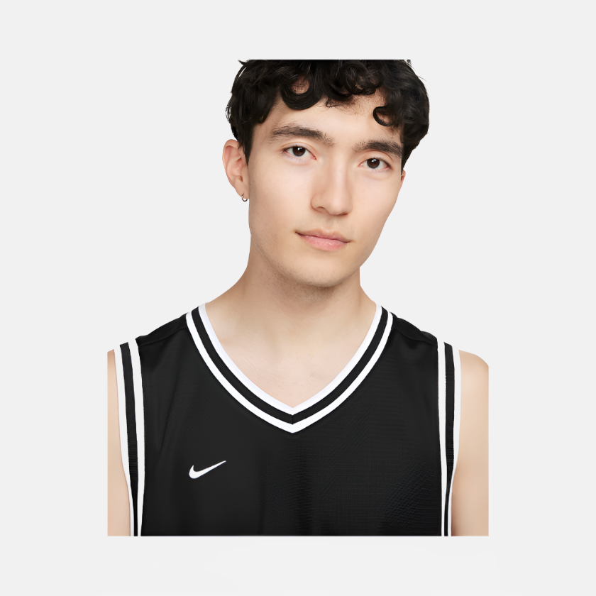 Nike DNA Men's Dri-FIT Basketball Jersey -Black/White