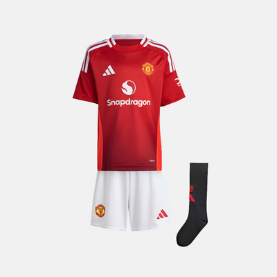 Adidas Manchester United 24/25 Home Mini Kit Kids (1-6 Years) -Mufc Red