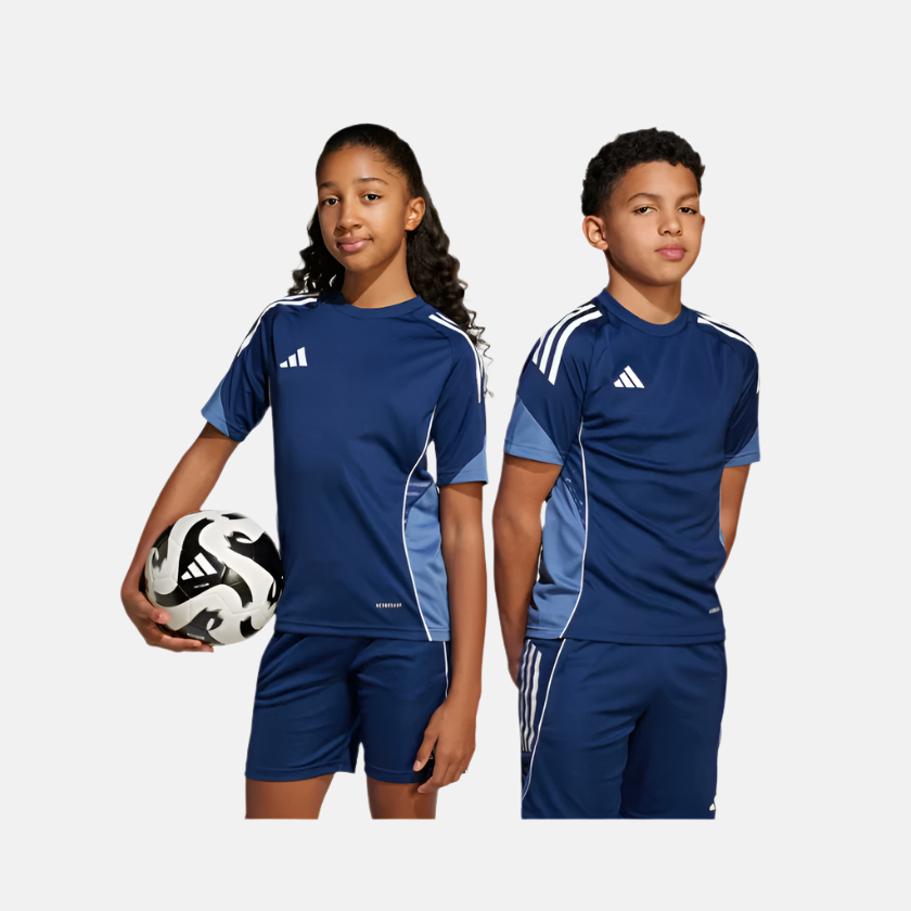 Adidas Tiro 25 Competition Training Kids Unisex Jersey (5-16Year)-Team Navy Blue 2/Crew Blue