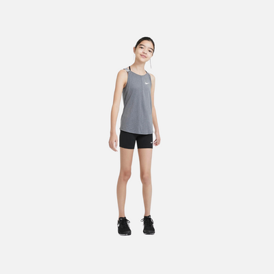 Nike Pro Big Kid's Girl's Shorts -Black/White