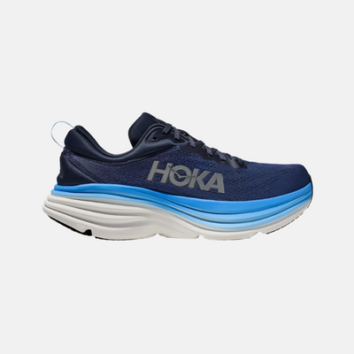 Hoka Bondi 8 Wide Men's Running Shoes -Outer Space Blue/All Aboard