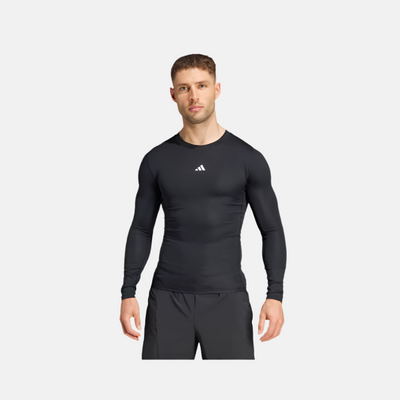 Adidas Techfit Compression Men's Training Long Sleeve T-shirt -Black