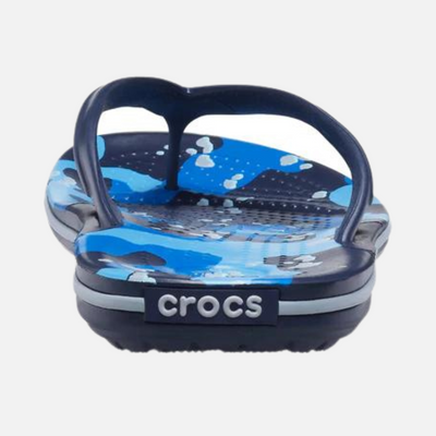 Crocs Crocband  Printed Women's Flip Flop Blue