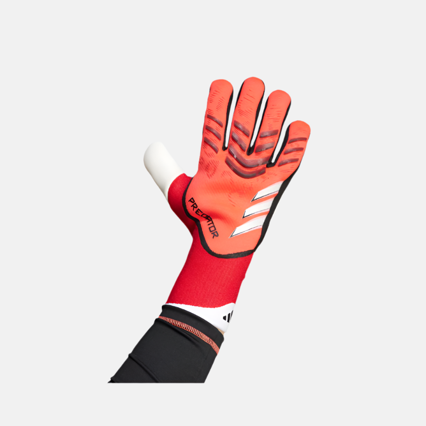 Adidas Predator Pro Football Goalkeeper Gloves - Lucid Red/Black/Pure Ruby