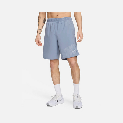 Nike Challenger Men's Dri-FIT 23cm (approx.) Unlined Running Shorts -Ashen Slate/Light Armoury Blue/Black/Light Armoury Blue